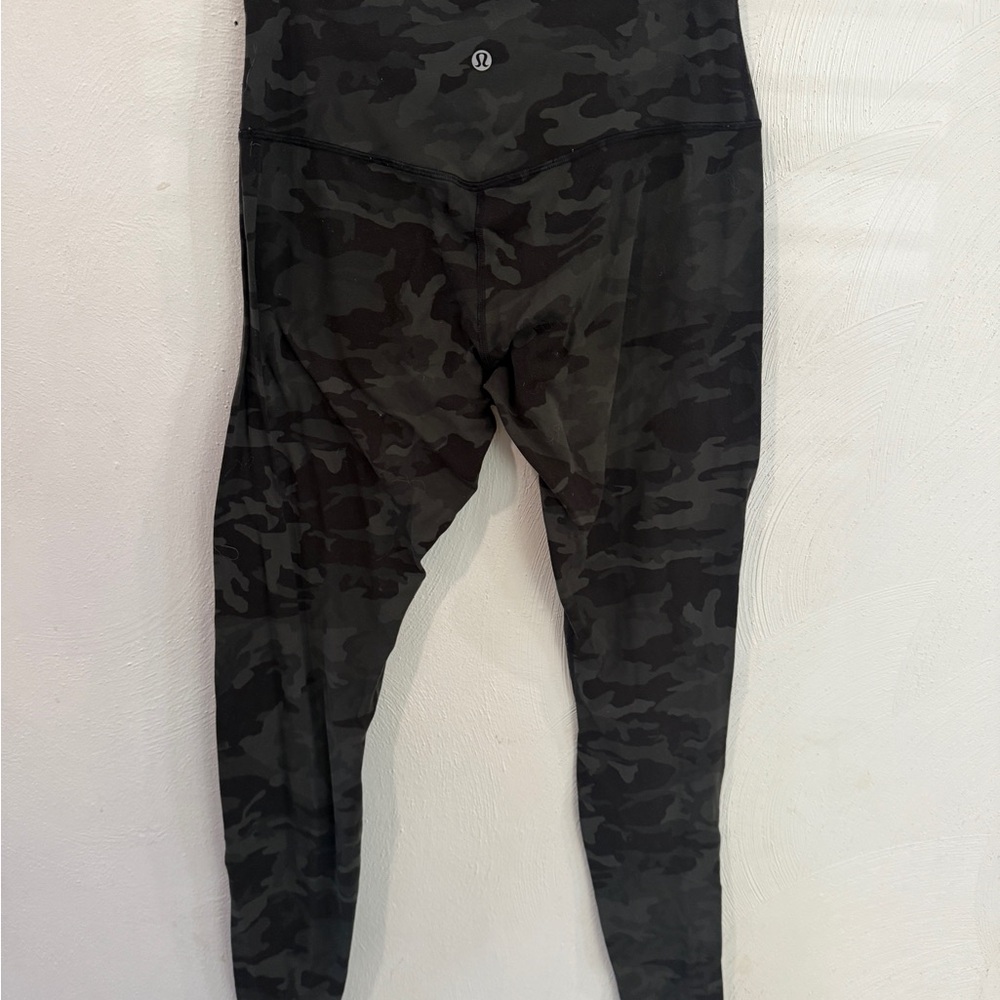 lululemon athletica 28” Green Camo Align Leggings